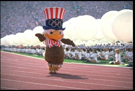 Olympic eagle mascot